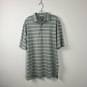 FootJoy FJ Men's Striped Performance Golf Polo - Size XL